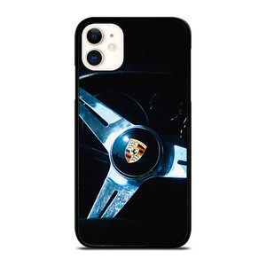 PORSCHE VINTAGE STEERING WHEEL iPhone 11 Case Cover