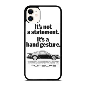 PORSHCE CAYMAN VINTAGE ADS iPhone 11 Case Cover