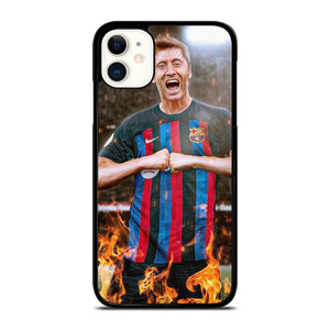 ROBERT LEWANDOWSKI FC BARCELONA iPhone 11 Case Cover ROBERT LEWANDOWSKI FC BARCELONA iPhone 11 Case Cover