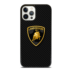 LAMBORGHINI AUTOMOBILI CARBON FIBER iPhone 12 Pro Case Cover