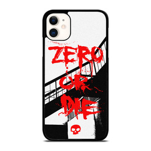 ZERO SKATEBOARDS SLOGAN iPhone 11 Case Cover