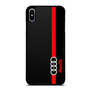 AUDI RED STRIPE LOGO iPhone XS Max Case Cover