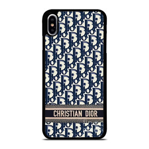 CHRISTIAN DIOR LOGO BLUE iPhone XS Max Case Cover CHRISTIAN DIOR LOGO BLUE iPhone XS Max Case Cover