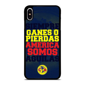 CLUB AMERICA FOOTBALL FANS QUOTE iPhone XS Max Case Cover CLUB AMERICA FOOTBALL FANS QUOTE iPhone XS Max Case Cover