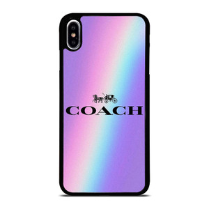 COACH NEW YORK VINTAGE RAINBOW iPhone XS Max Case Cover COACH NEW YORK VINTAGE RAINBOW iPhone XS Max Case Cover