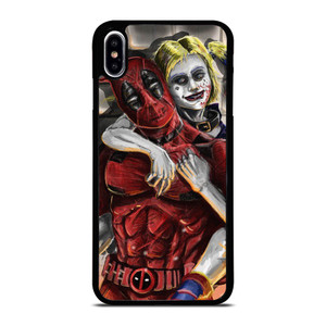 DEADPOOL HARLEY QUINN ART iPhone XS Max Case Cover DEADPOOL HARLEY QUINN ART iPhone XS Max Case Cover