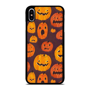 HALLOWEEN PUMPKINS PATTERN iPhone XS Max Case Cover HALLOWEEN PUMPKINS PATTERN iPhone XS Max Case Cover