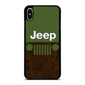 JEEP GREEN RUSTY LOGO iPhone XS Max Case Cover