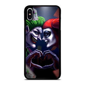 JOKER LOVE HARLEY QUINN ART iPhone XS Max Case Cover