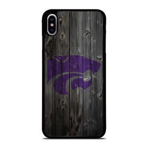 KANSAS CITY WILDCATS WOODEN LOGO iPhone XS Max Case Cover