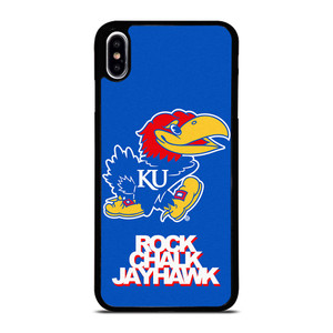 KANSAS JAYHAWKS ROCK CHALK iPhone XS Max Case Cover