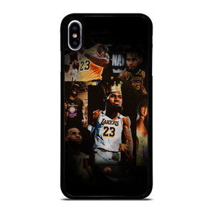 LEBRON JAMES LAKERS COLLAGE iPhone XS Max Case Cover