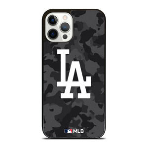 LOS ANGELES DODGERS BASEBALL BLACK CAMO iPhone 12 Pro Case Cover LOS ANGELES DODGERS BASEBALL BLACK CAMO iPhone 12 Pro Case Cover