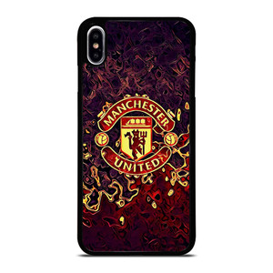 MANCHESTER UNITED LOGO FAN ART iPhone XS Max Case Cover