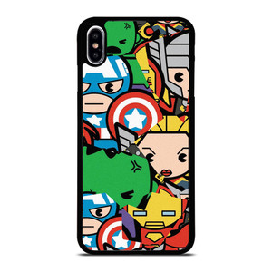 MARVEL COMIC CHARACTERS COLLAGE iPhone XS Max Case Cover