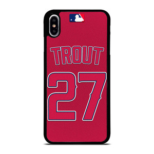 MIKE TROUT LOS ANGELES ANGELS MLB iPhone XS Max Case Cover
