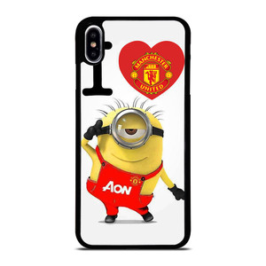 MINIONS LOVE MANCHESTER UNITED iPhone XS Max Case Cover