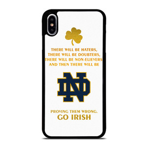 NOTRE DAME FIGHTING IRISH QUOTES iPhone XS Max Case Cover