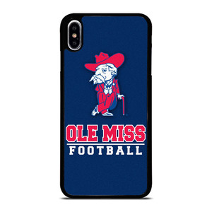 OLE MISS FOOTBALL LOGO iPhone XS Max Case Cover