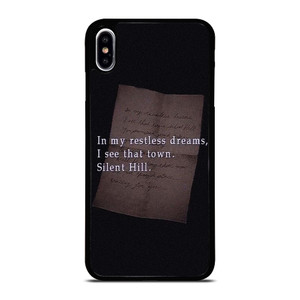 SILENT HILL GAMES LETTER iPhone XS Max Case Cover