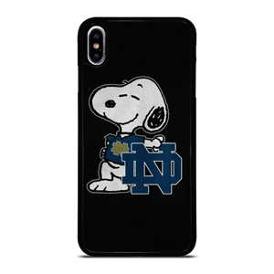 SNOOPY NOTRE DAME FIGHTING IRISH iPhone XS Max Case Cover