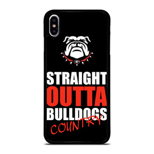 STRAIGHT OUTTA GEORGIA BULLDOGS iPhone XS Max Case Cover