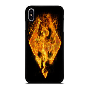 THE ELDER SCROLLS SKYRIM FIRE SIGN iPhone XS Max Case Cover THE ELDER SCROLLS SKYRIM FIRE SIGN iPhone XS Max Case Cover