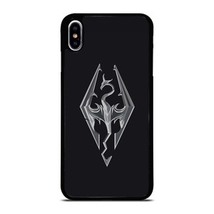 THE ELDER SCROLLS SKYRIM FLAT LOGO iPhone XS Max Case Cover THE ELDER SCROLLS SKYRIM FLAT LOGO iPhone XS Max Case Cover