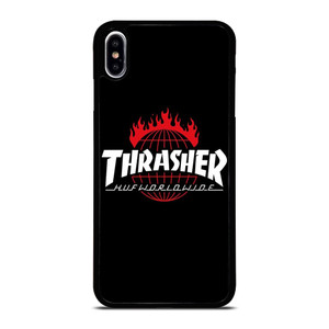 THRASHER HUF WORLDWIDE LOGO iPhone XS Max Case Cover
