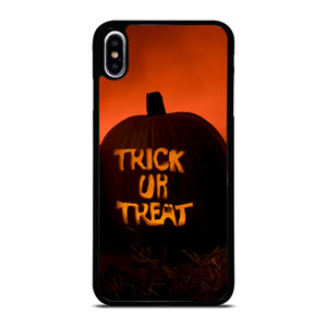 TRICK OR TREAT HALLOWEEN PUMPKIN iPhone XS Max Case Cover TRICK OR TREAT HALLOWEEN PUMPKIN iPhone XS Max Case Cover