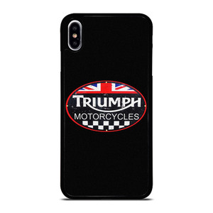 TRIUMPH MOTORCYCLES BADGE iPhone XS Max Case Cover TRIUMPH MOTORCYCLES BADGE iPhone XS Max Case Cover