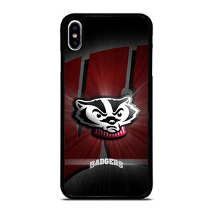WISCONSIN BADGERS FOOTBALL LOGO iPhone XS Max Case Cover