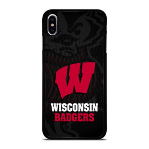 WISCONSIN BADGERS UNIVERSITY FOOTBALL iPhone XS Max Case Cover