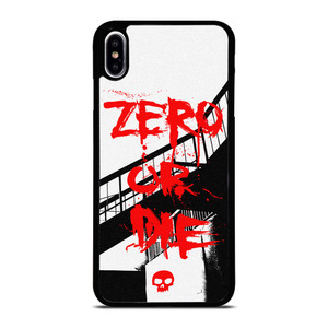 ZERO SKATEBOARDS SLOGAN iPhone XS Max Case Cover