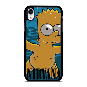 BART SIMPSONS NEVERMIND NIRVANA iPhone XR Case Cover BART SIMPSONS NEVERMIND NIRVANA iPhone XR Case Cover