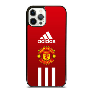 MANCHESTER UNITED FC ADIDAS STRIPES iPhone 12 Pro Case Cover