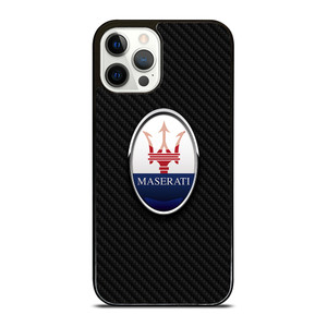MASERATI LOGO CARBON FIBER iPhone 12 Pro Case Cover MASERATI LOGO CARBON FIBER iPhone 12 Pro Case Cover