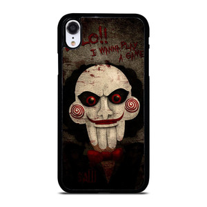 JIGSAW MOVIES I WANNA PLAY A GAME iPhone XR Case Cover JIGSAW MOVIES I WANNA PLAY A GAME iPhone XR Case Cover