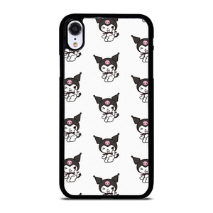KUROMI CAT ANIME PATTERN iPhone XR Case Cover