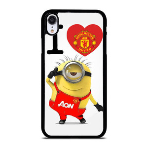 MINIONS LOVE MANCHESTER UNITED iPhone XR Case Cover MINIONS LOVE MANCHESTER UNITED iPhone XR Case Cover