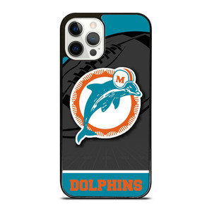 MIAMI DOLPHINS NFL TEAM iPhone 12 Pro Case Cover