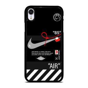 NIKE AIR JORDAN OFF WHITE STRIPES iPhone XR Case Cover NIKE AIR JORDAN OFF WHITE STRIPES iPhone XR Case Cover