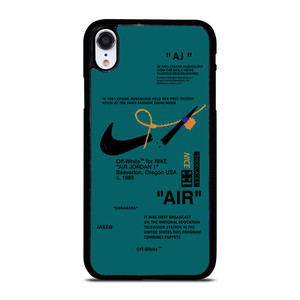 NIKE AIR OFF WHITE TOSCA iPhone XR Case Cover