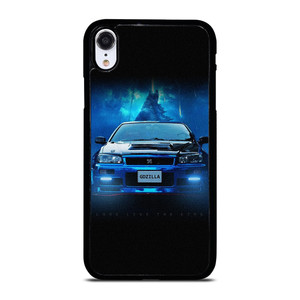 NISSAN GTR GODZILLA BLUE iPhone XR Case Cover NISSAN GTR GODZILLA BLUE iPhone XR Case Cover