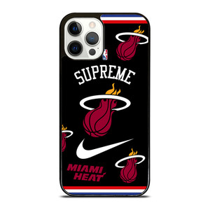 MIAMI HEAT NBA X SUPREME NIKE iPhone 12 Pro Case Cover