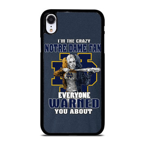 NOTRE DAME FIGHTING HARLEY QUINN iPhone XR Case Cover NOTRE DAME FIGHTING HARLEY QUINN iPhone XR Case Cover