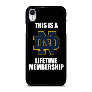 NOTRE DAME FIGHTING IRISH MEMBERSHIP iPhone XR Case Cover NOTRE DAME FIGHTING IRISH MEMBERSHIP iPhone XR Case Cover