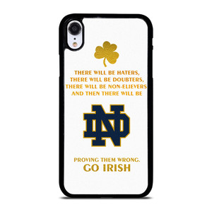 NOTRE DAME FIGHTING IRISH QUOTES iPhone XR Case Cover NOTRE DAME FIGHTING IRISH QUOTES iPhone XR Case Cover