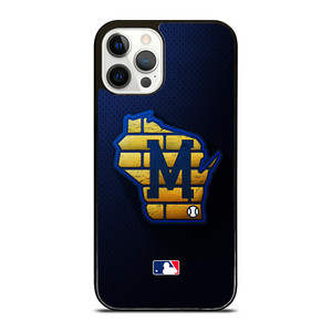 MILWAUKEE BREWERS MLB BASEBALL ICON iPhone 12 Pro Case Cover