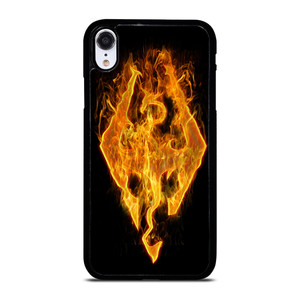 THE ELDER SCROLLS SKYRIM FIRE SIGN iPhone XR Case Cover